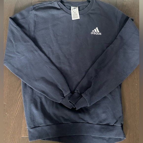 ⚡️2/$25⚡️ Adidas Navy Blue Crewneck Sweater | Size S - Picture 2 of 5
